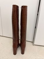Paris Texas Lederstiefel Croco braun Gr. 37