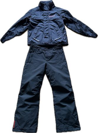 Prada Ski Anzug 48/50 M-L Schwarz Jacke Hose Ski Snowboard