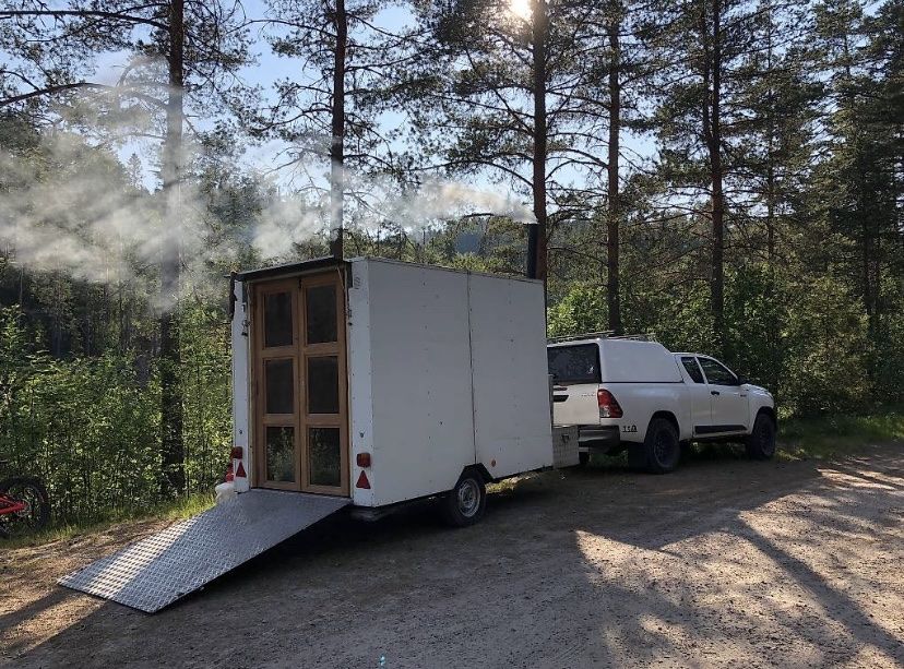 Rimorchi: Mobile sauna anhänger – Usato da Leuzigen venduto da Lucartw 3