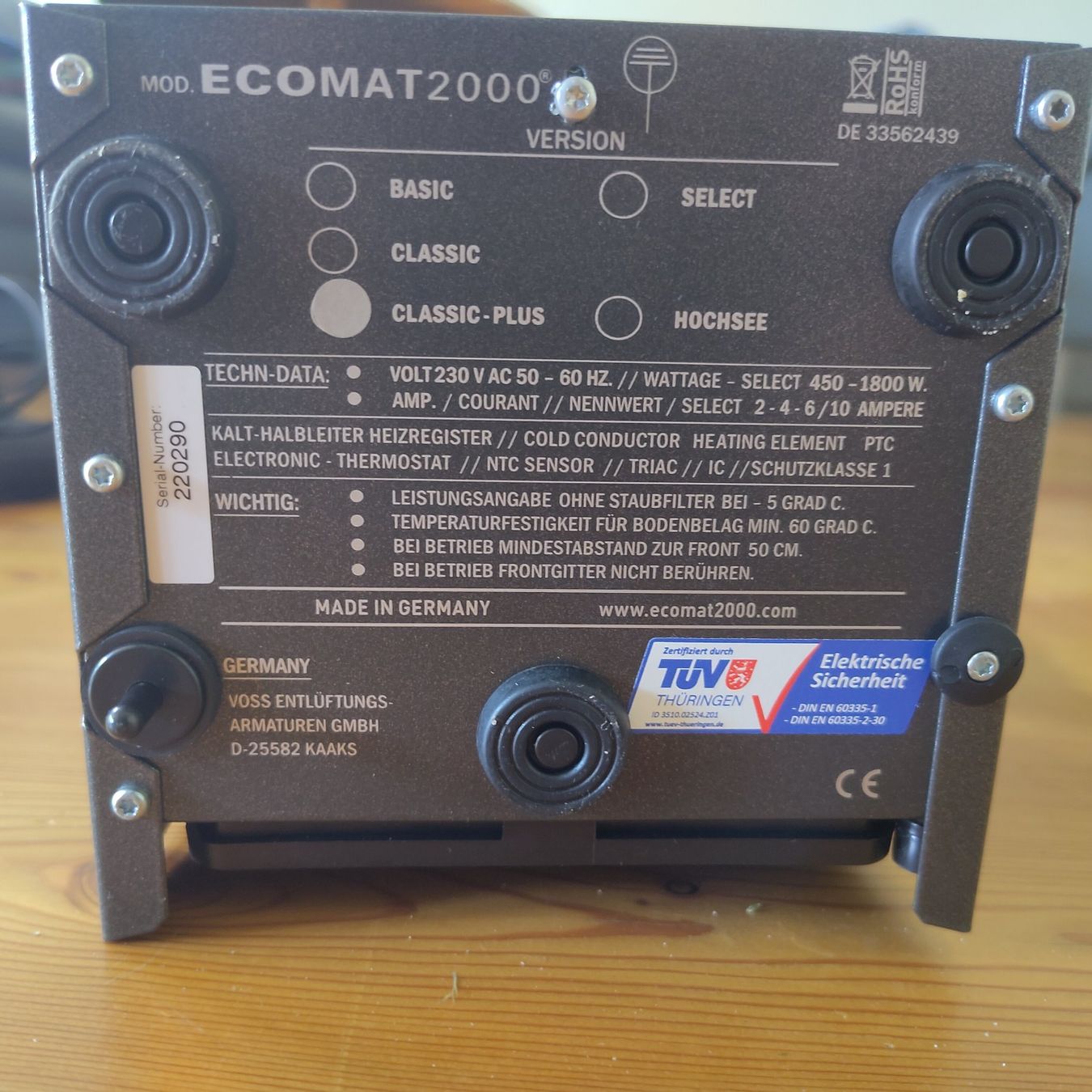 Radiatori: Ecomat 2000 Classic Plus – Usato da Olten venduto da Eivo30 1