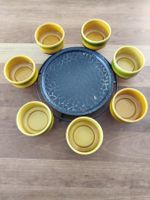 Fondue Drehteller mit 7 Schälchen