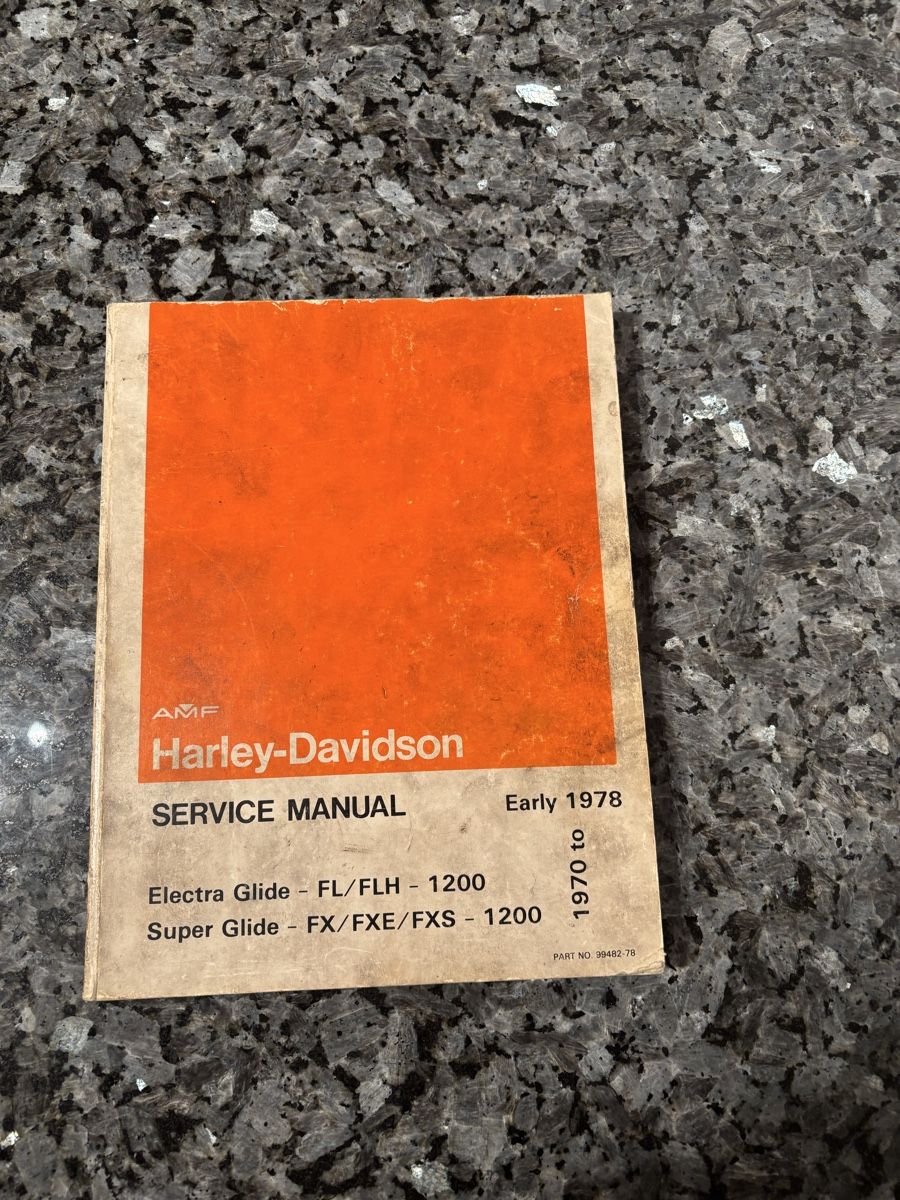 Harley-Davidson Tutti i ricambio per moto: Harley-Davidson Service Manual 1970-78 Electra/Super Glide – Usato da Schötz venduto da Harley35