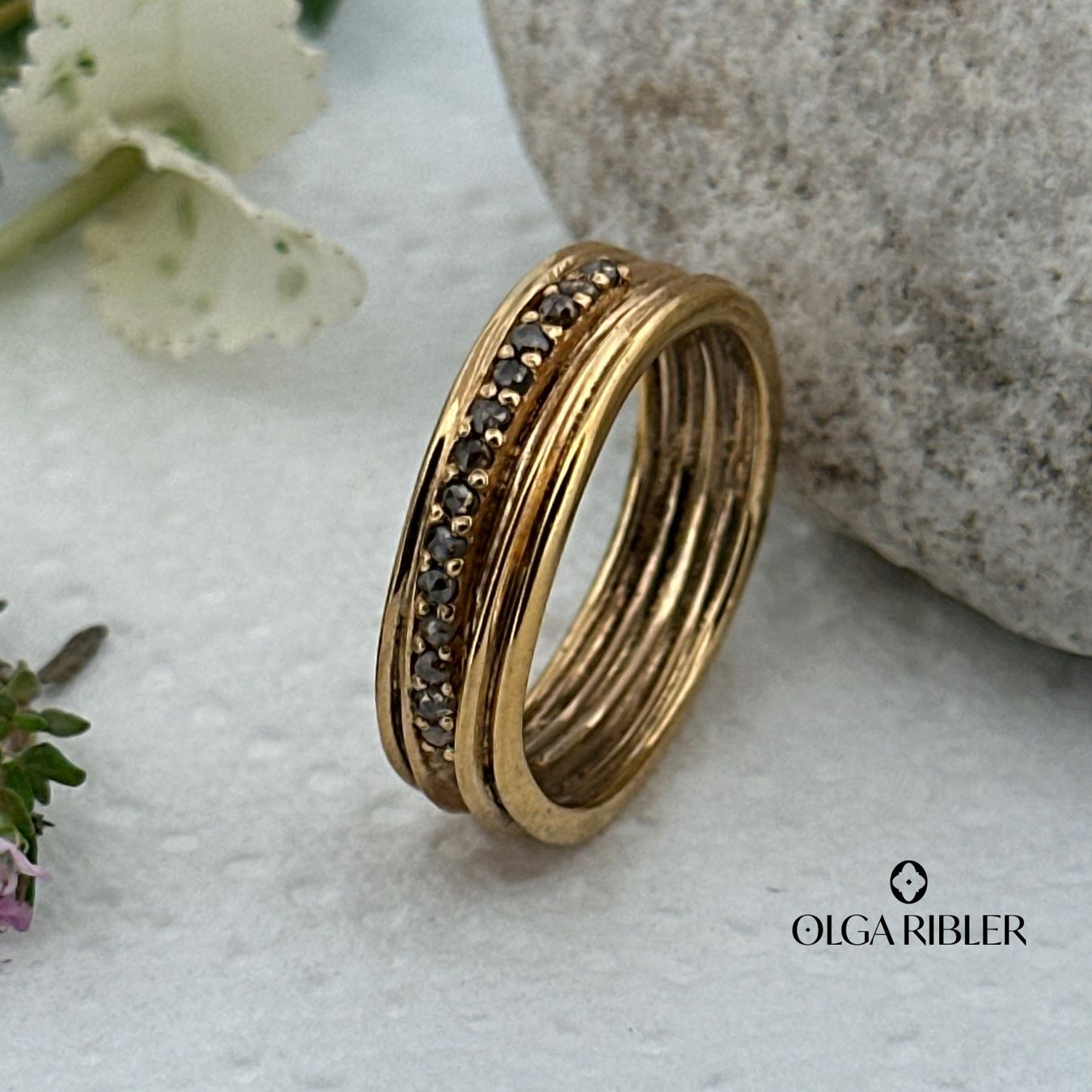 Olga Ribler Anelli: Diamanten Sterling Silber Ring - Grösse 59 – Nuovo (secondo la descrizione) da Luzern venduto da Schmuckoutlet 3