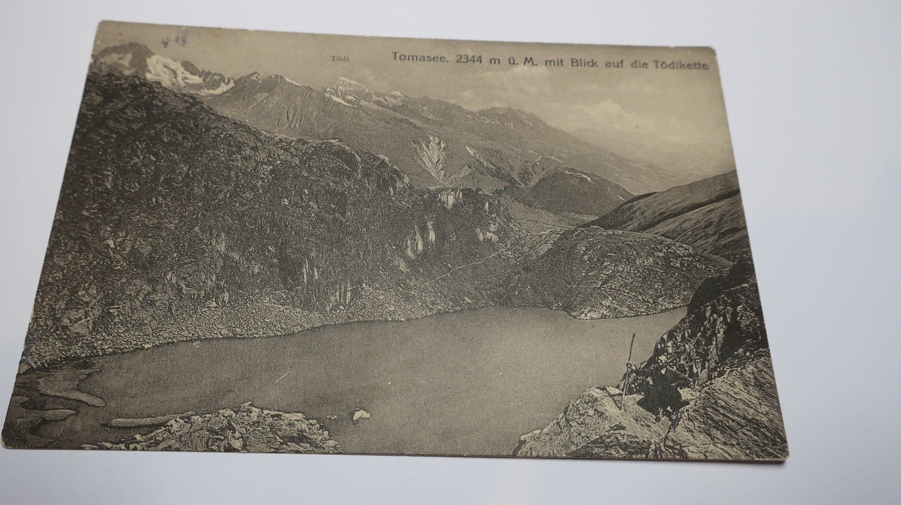 Cartes postales: Tomasee mit Blick auf die Tödikette – D'occasion à Cormoret par Pascalll2001 1