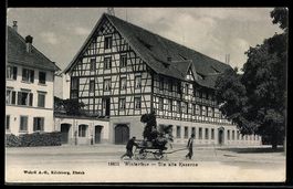 AK Winterthur, Die alte Kaserne, 1907