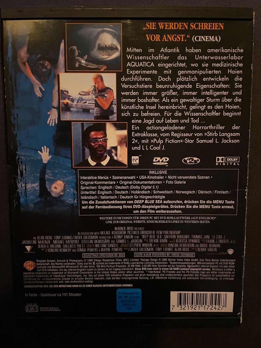 Tous les DVDs: Deep Blue Sea – D'occasion à Dierikon par Butcherboy 1