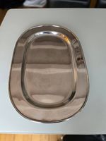 Metalltablett versilbert