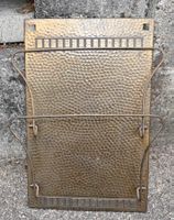 Antiker Jugendstil Wand - Zeitungshalter Messing 34 x 22cm