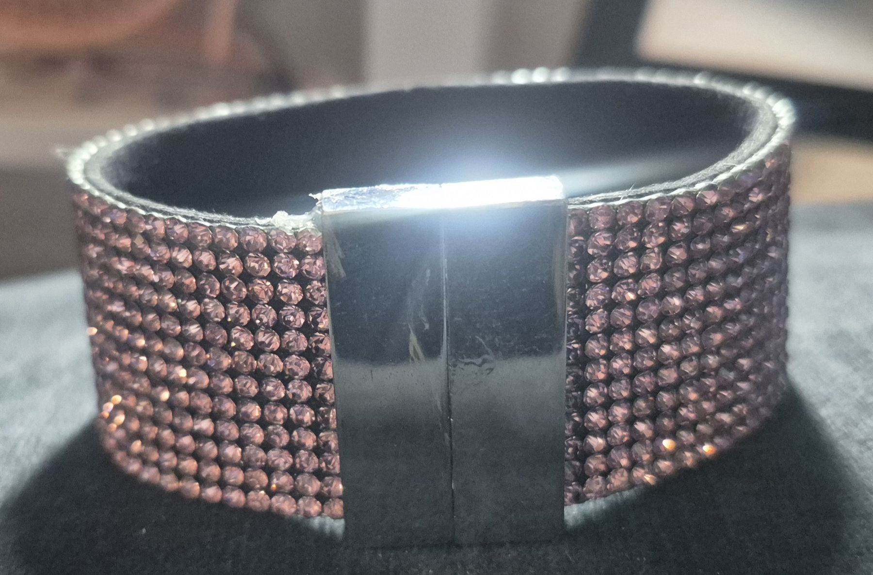 Bracelets: Bracciale con strass rosa, chiusura magnetica – D'occasion à Giubiasco par Stefaniav 4