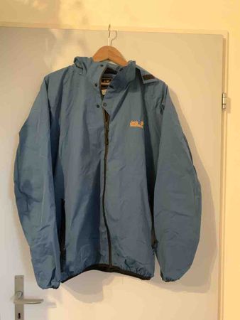 Jack Wolfskin Regenjacke blau akzeptabler Zustand