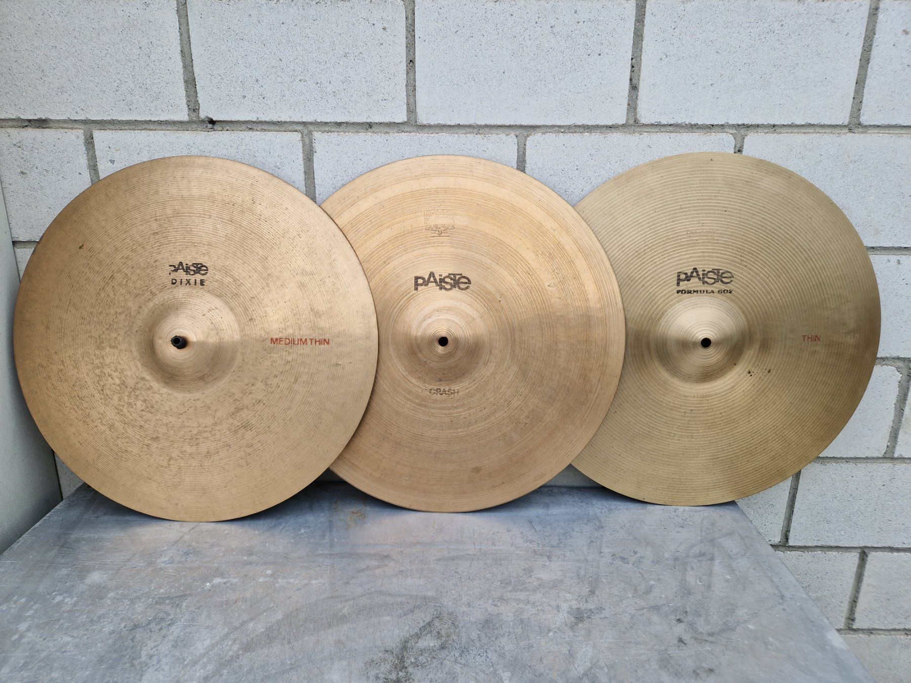 Paiste Musikinstrumente: Paiste Dixie Medium Thin  18 Zoll  Rare Vintage – Gebraucht aus Wädenswil von tome70 3