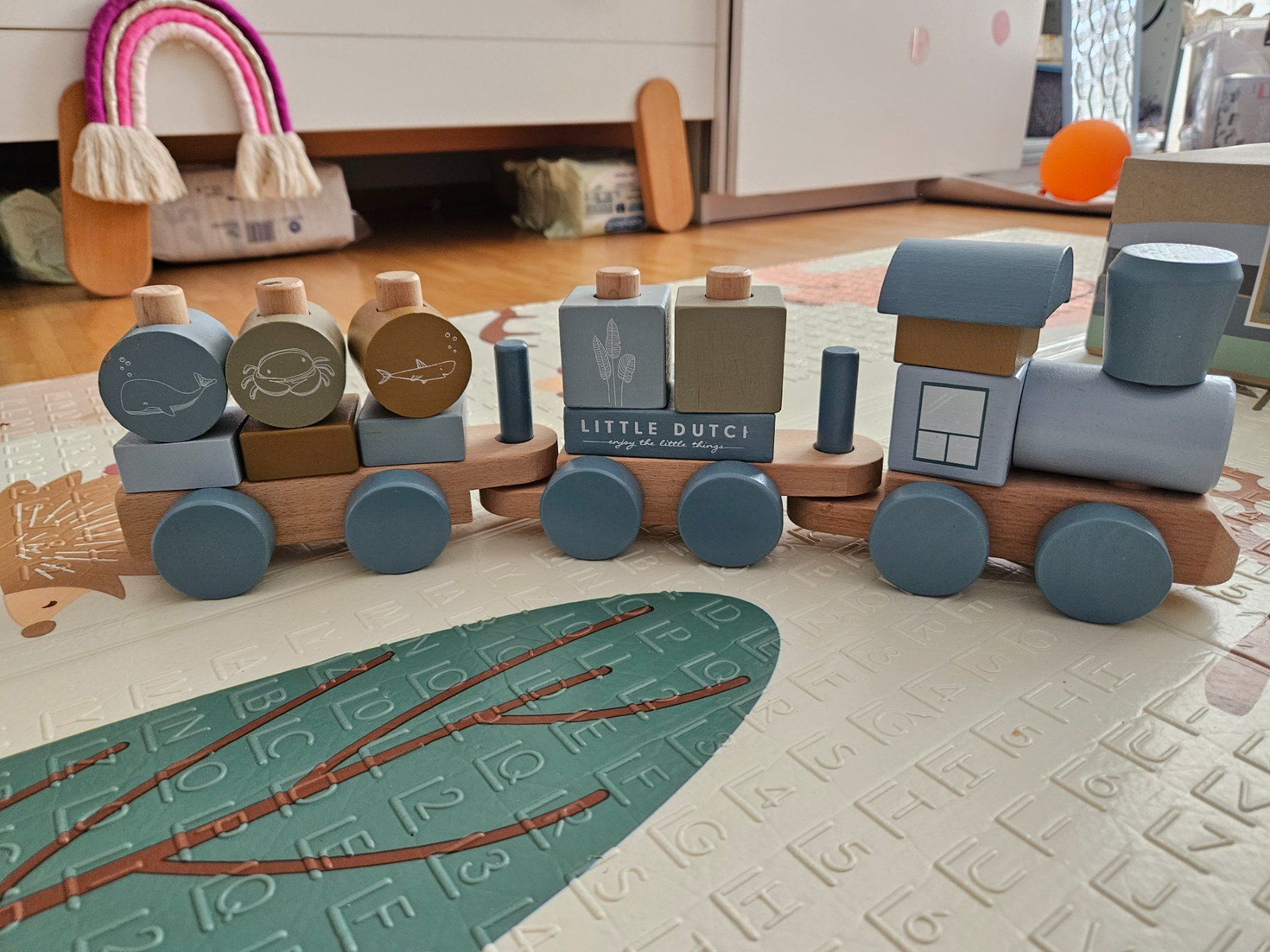 : Little dutch Holzzug Steckspiel – Usato da Zollikon venduto da vikodeli 1