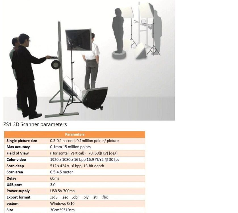 3D Scanner ZS1 for 3D Printer Body Kaufen auf Ricardo