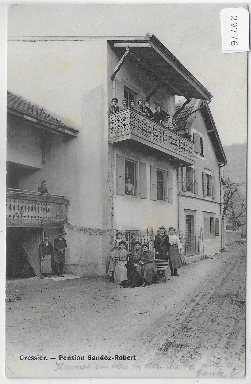 Cartes postales: Cressier - Pension Sandoz-Robert – D'occasion à Ettingen par Kartenplanet