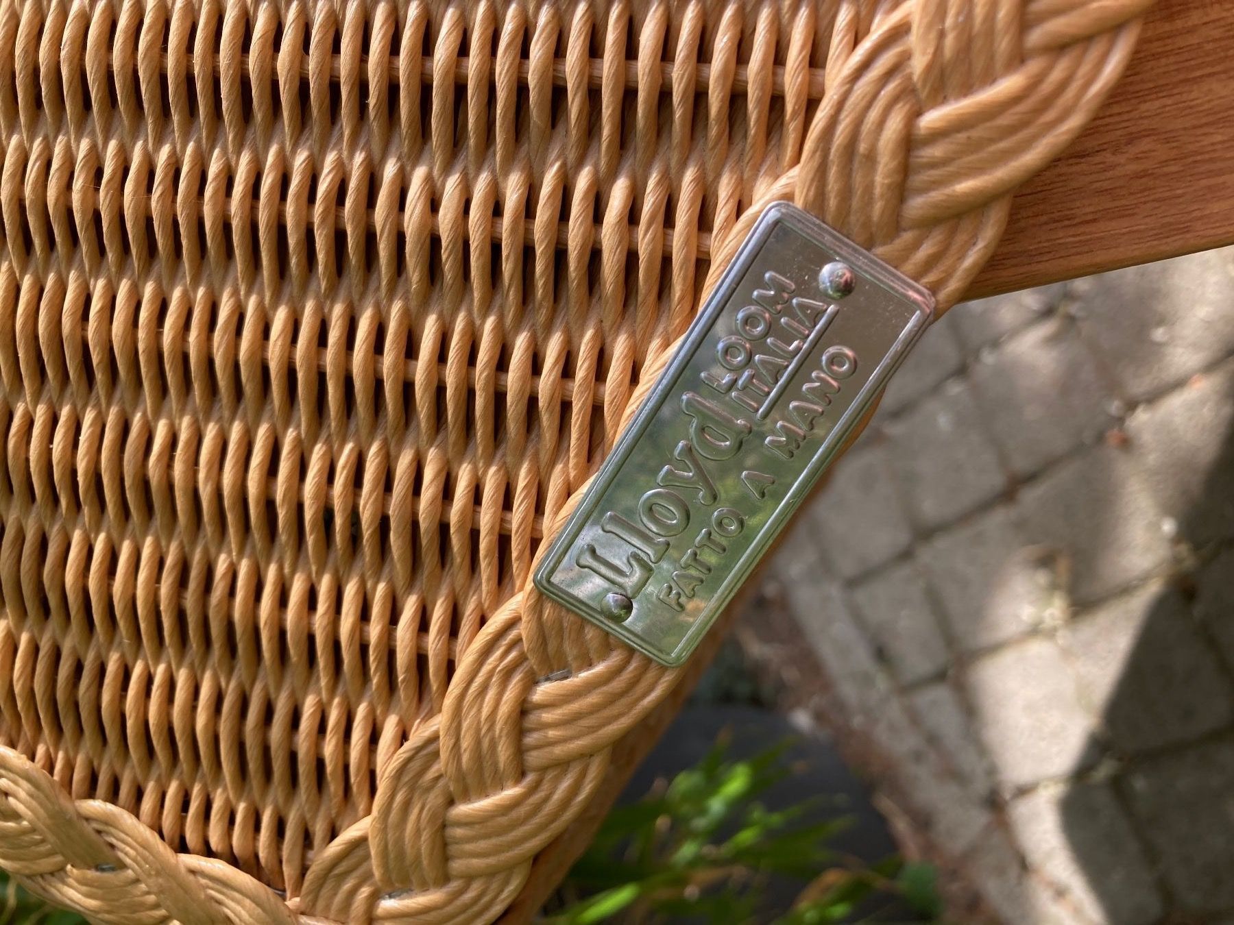 Liegen & Liegestühle: Lloyd Loom Italia Wicker Chaise Longue – Gebraucht aus Teufen AR von Partagas69 1