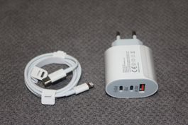 20W DUO PD Ladegerät +kabel 1M für iphone 12 13 14 ipad