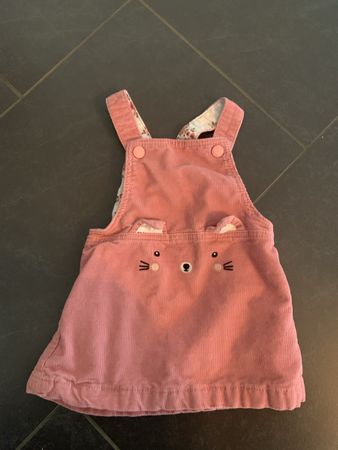 Süsses C&A Baby Kleid Cord Latzkleid Gr. 68 