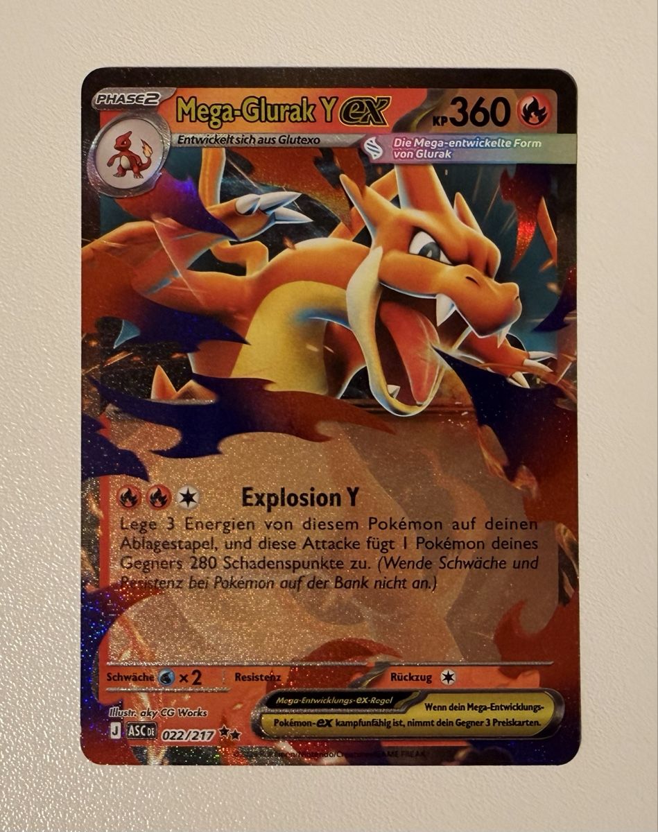 Pokémon Sammelbilder & Trading cards: Mega Glurak Y ex #22 – Neu (gemäss Beschreibung) aus Au SG von Bego1