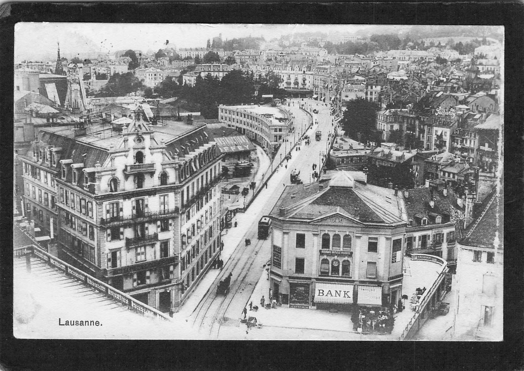 Cartoline postali: Lausanne , gel. – Usato da Reichenburg venduto da Pipo-67