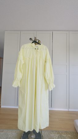 Dress Pastel Yellow Size LNew 