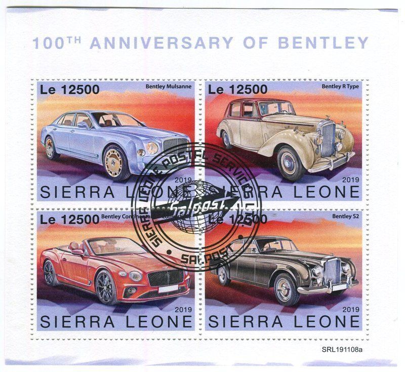 Tutti i francobolli: Block "Bentley". Sierra Leone – Nuovo e nell'imballaggio originale da Basel venduto da Butsch5