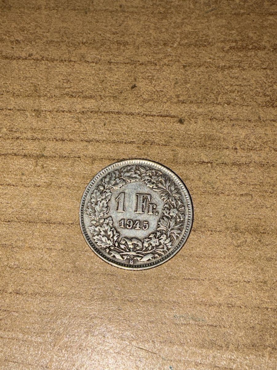 Tutti le monete: 1 Schweizer Franken aus Silber JG 1945 – Usato da Locarno venduto da dieter.s77