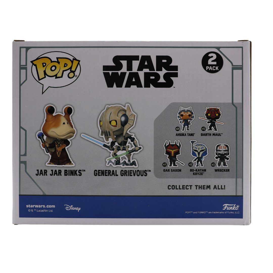 Funko Figuren: Jar Jar Binks vs. General Grievous 2 Star Wars Funko POP – Neu und originalverpackt aus Paudex von dindeboy 3