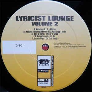 Dischi in vinile: Various – Lyricist Lounge 2 LP – Usato da Bienne venduto da discogs.j 2