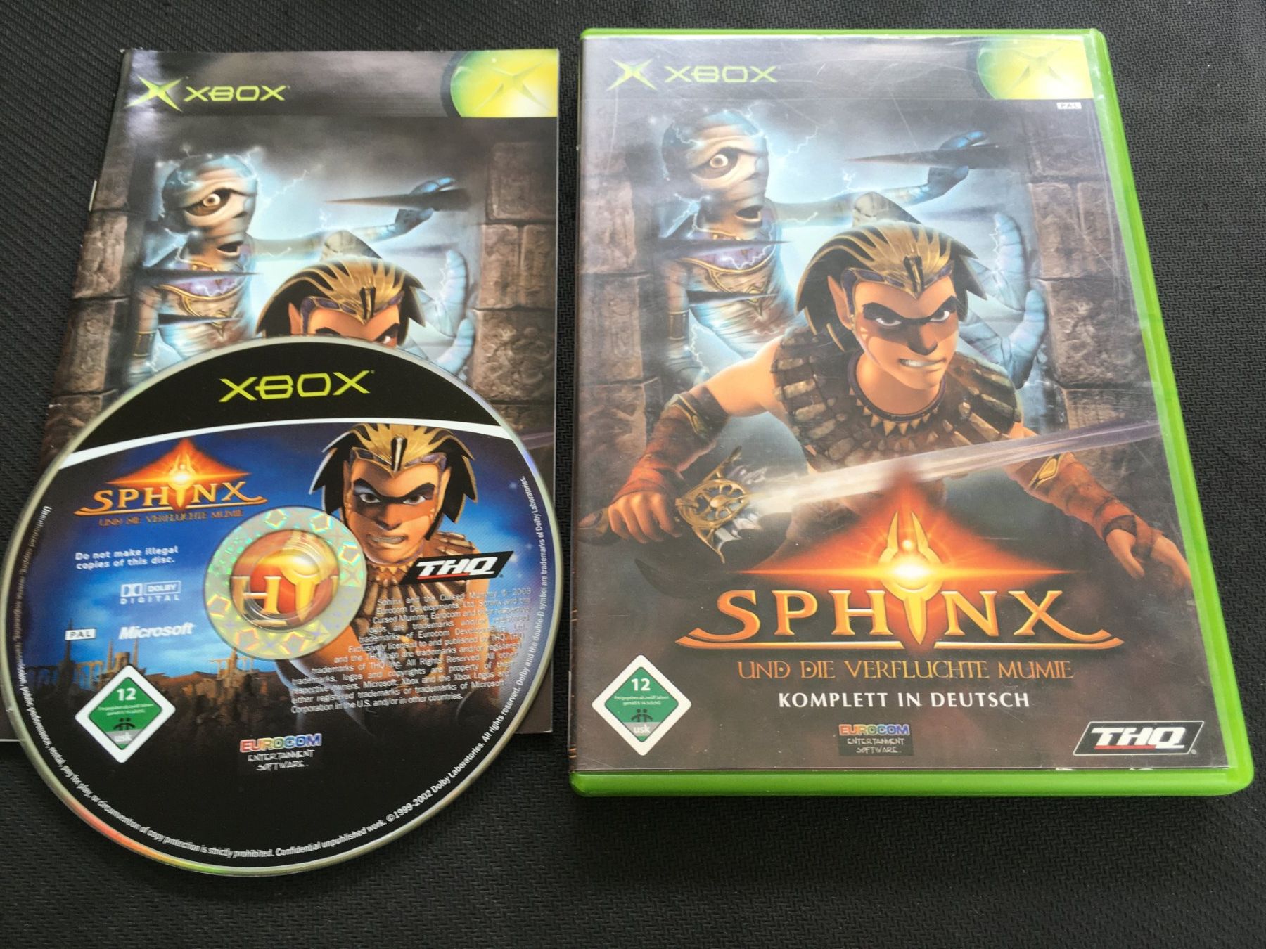 Microsoft Giochi: Sphinx und die verfluchte Mumie - Xbox Game – Usato da St.Gallen venduto da Punktchen01