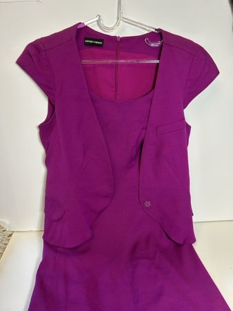 Emporio Armani Kleid Lila Grösse 36