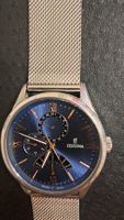 Festina multifunction, cadran bleu, bon état, 43mm