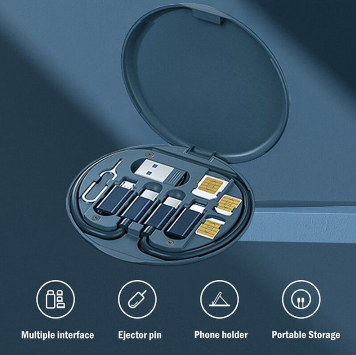 Mini Daten Kabel Set Lagerungsbox 60W Quick-Charge BOX (Neu und ...