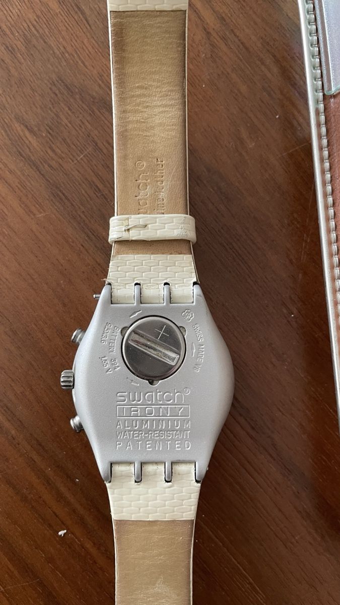 Swatch Orologi: Swatch Iron Chrono Medium – Usato da Oberwil BL venduto da J.L. 2