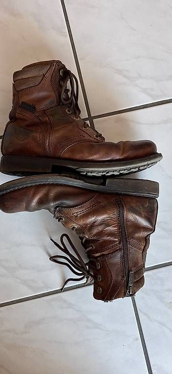 Scarpe da uomo: Motorrad Schuhe Grösse 44 Harley Davidson  – Usato da Schindellegi venduto da han_x2js 1