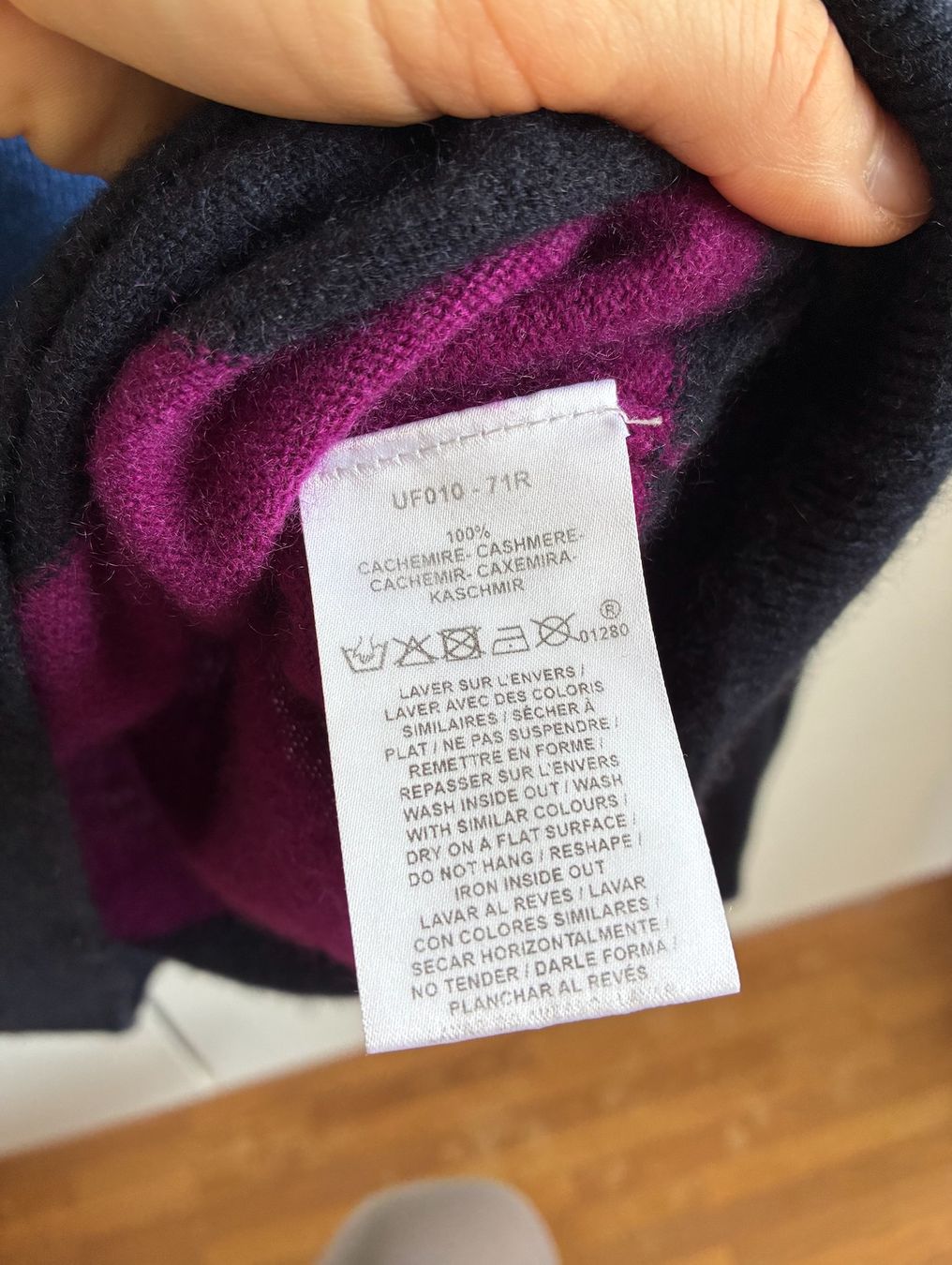Caroll Maglioni & Felpe: CAROLL 100% KASCHMIR-PULLOVER XS, GESTREIFT – Nuovo (secondo la descrizione) da Honau venduto da olya_i 2