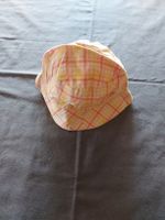 Chapeau d'été, rose à carreaux - Taille 128
