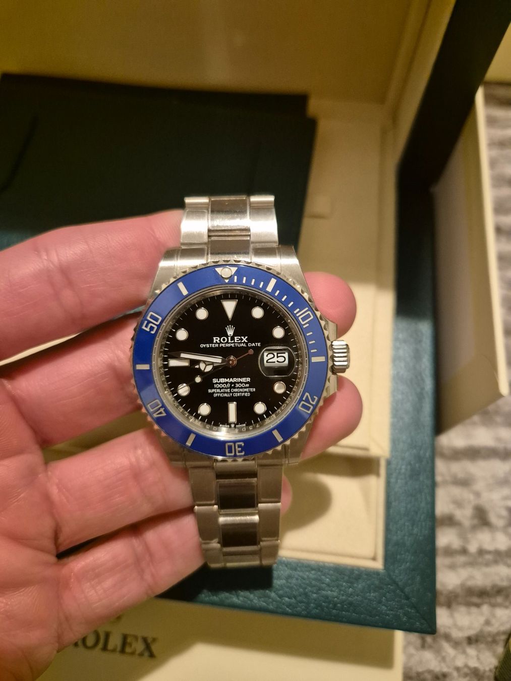 Rolex Orologi: Rolex Submariner Weissgold – Usato da Riehen venduto da giovanni22