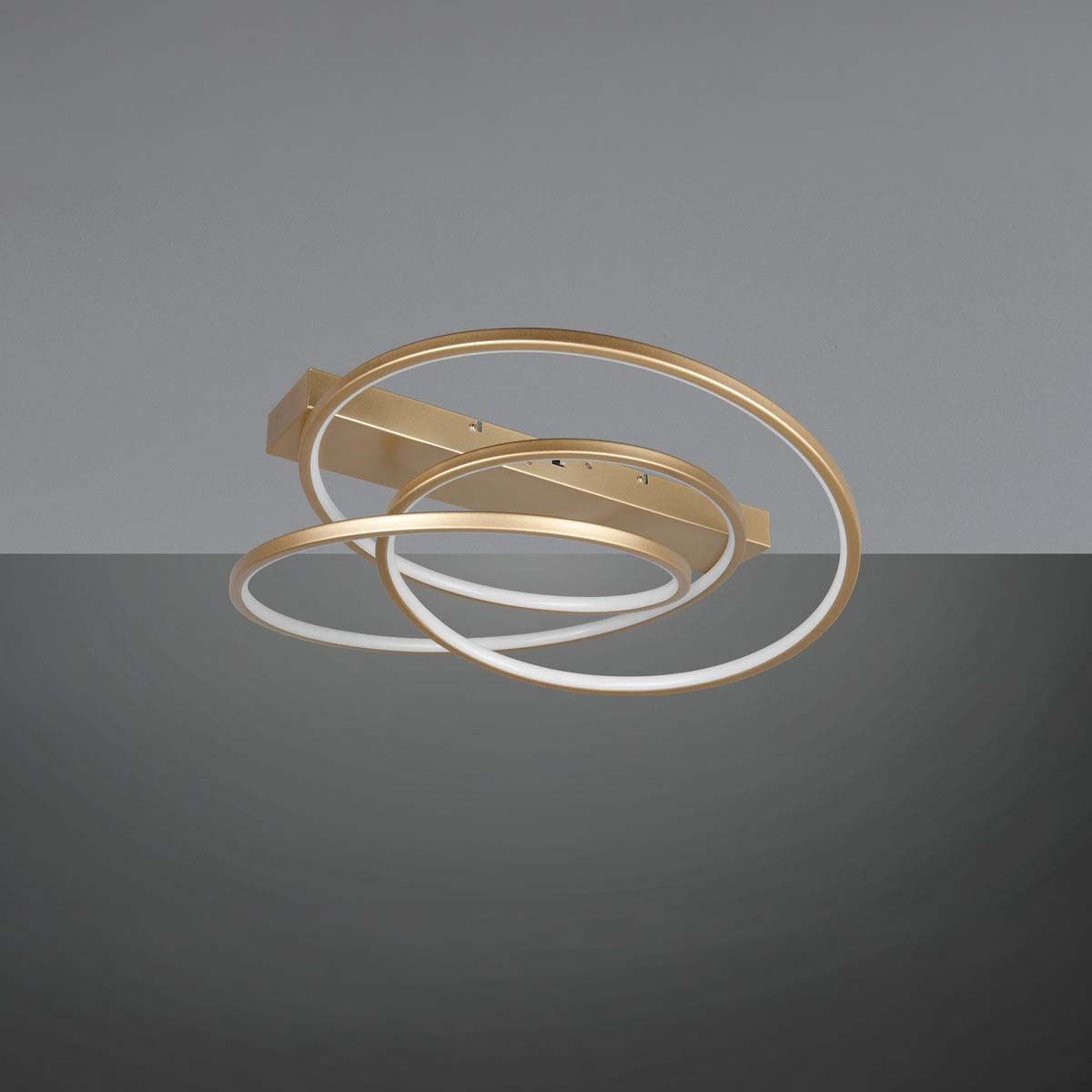 Lampadari & plafoniere: LED Deckenleuchte, Gold, 64 cm x 49 cm – Nuovo (secondo la descrizione) da Kreuzlingen venduto da Smart-Light 2