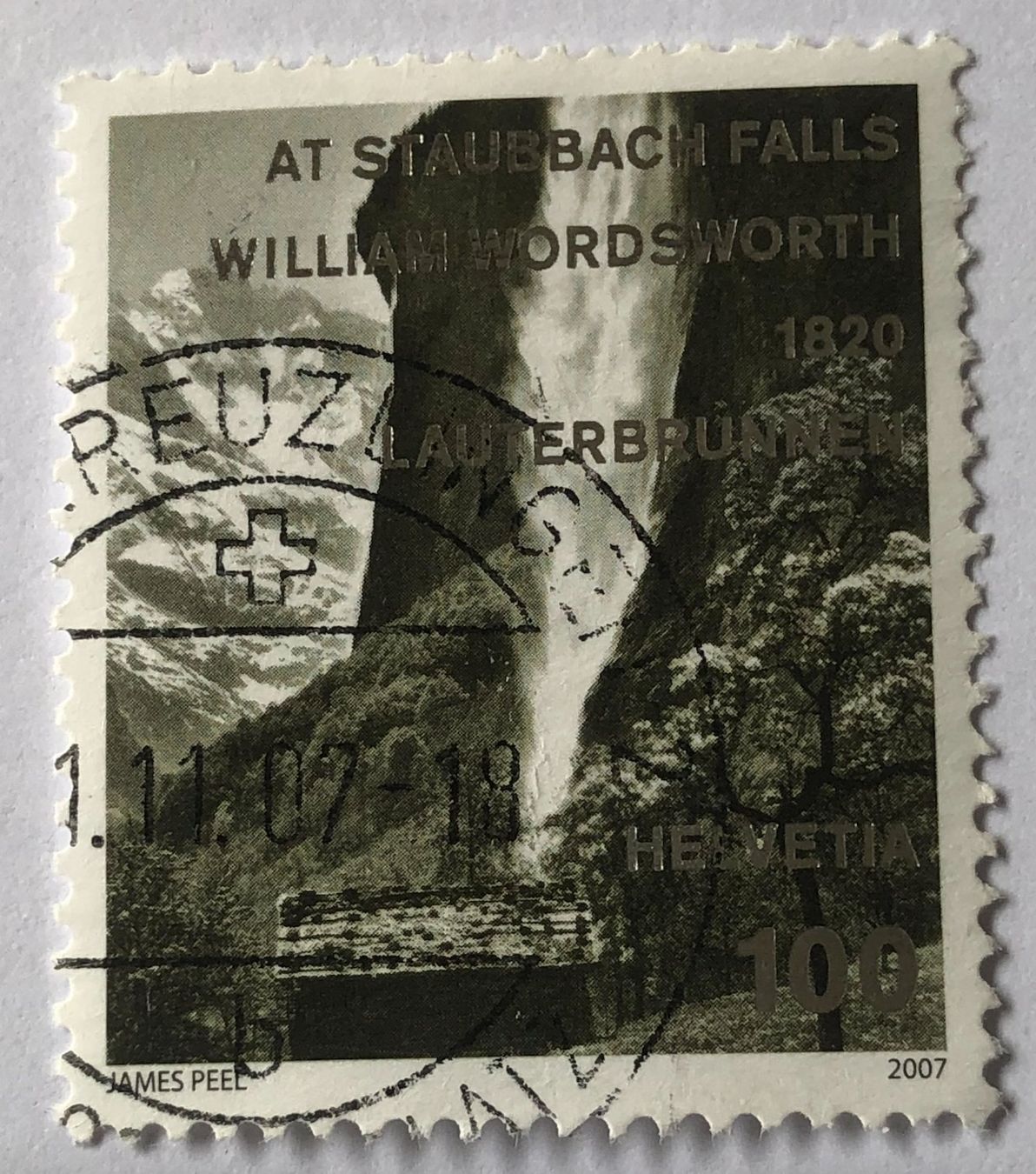 Alle Briefmarken: Nr. 1241 LAUTERBRUNNEN GESTEMPELT 2007   – Gebraucht aus Aarau von Billa007