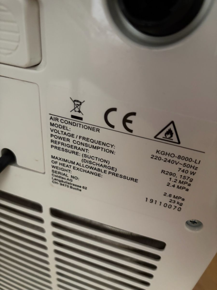 Kibernetik Klimageräte: Klimaanlage ab 1.- – Gebraucht aus Zürich von ozner24 2