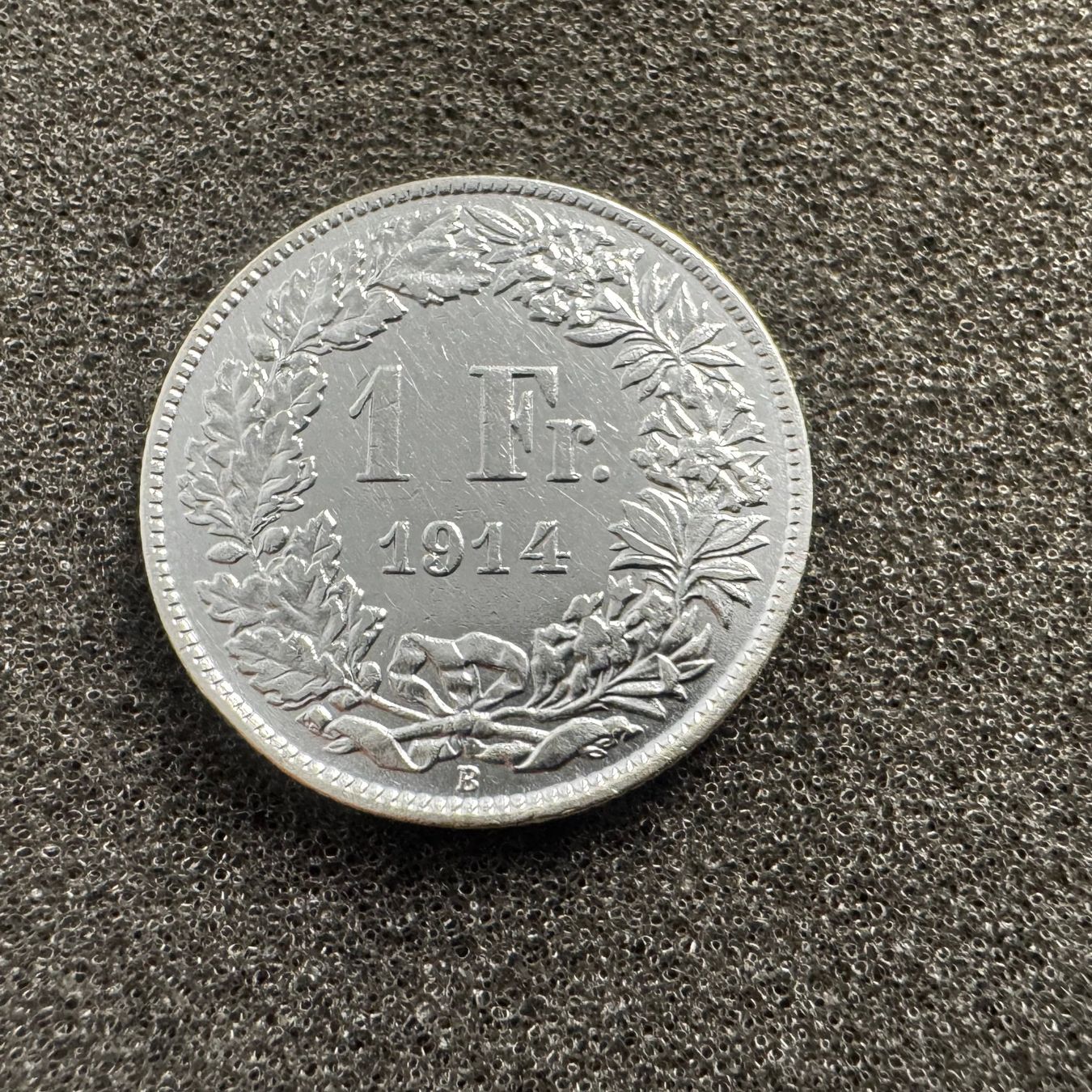 Tutti le monete: 1 Franken Silber 1914 - Erhaltung – Usato da Reitnau venduto da tb-muenzen