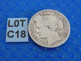 Frankreich 1 Franc 1851A LOT C18