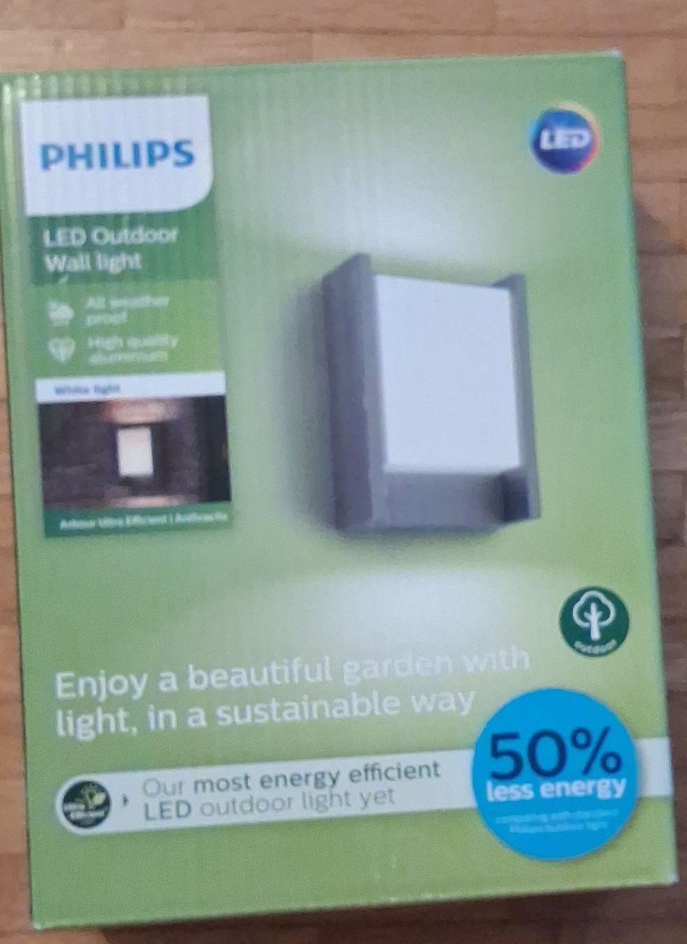 Philips Lampade: Lampada da parete LED Philips, perfetta per l'esterno – Nuovo e nell'imballaggio originale da Jona venduto da api_sdn2