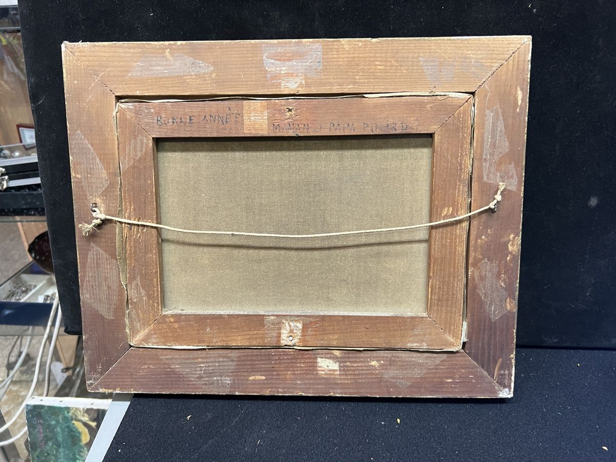 Gemälde: HUILE SUR TOILE SIGNÉE ET DATÉE 1946 – Gebraucht aus Genève von Qanil77 4