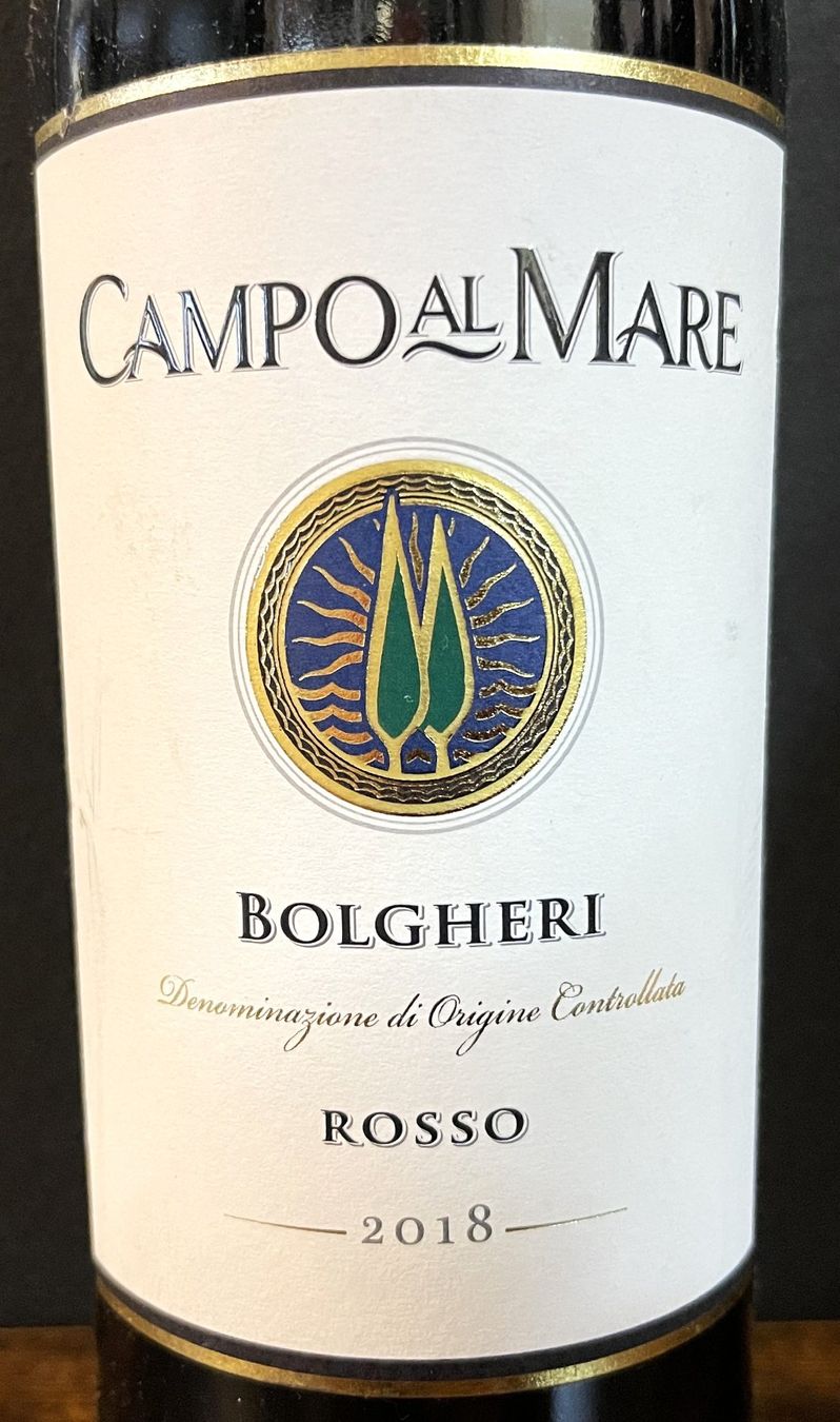 Vino: Campo Al Mare Bolgheri Rosso 2018 – Nuovo e nell'imballaggio originale da Oftringen venduto da Vucki 1