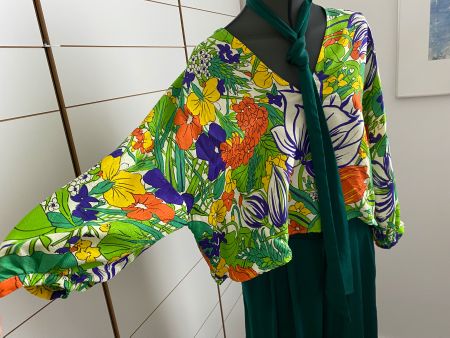 roseanna seide top np.300.- & jumpsuit passt zu gaultier