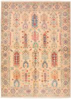 Handgeknüpfter afghanischer Khurjeen Orientteppich 200x150Cm