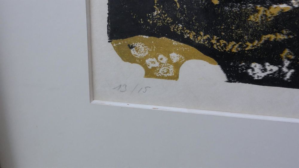 Grafik Lithografie Holzschnitt Hädrich signiert Winterthur 3