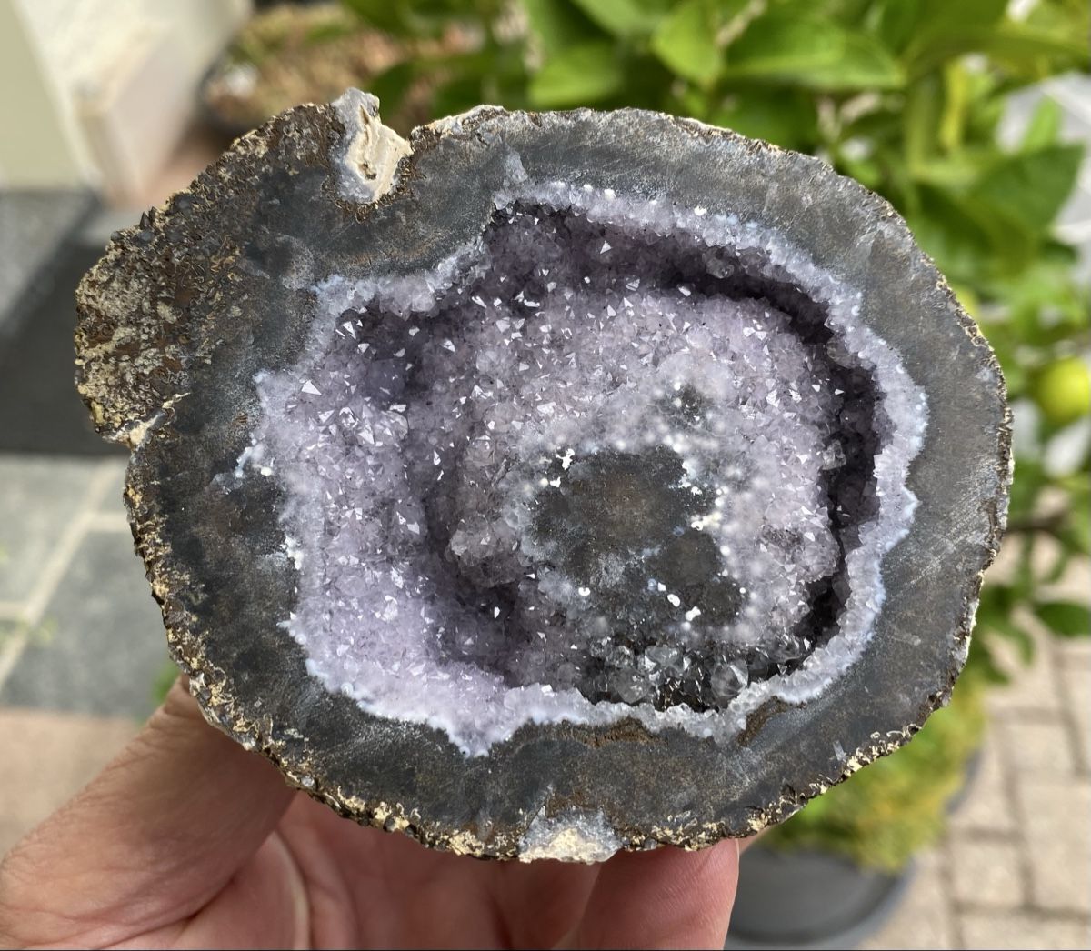 Mineralien & Heilsteine: Sehr schöne Geode  – Gebraucht aus Selzach von 321compac 9
