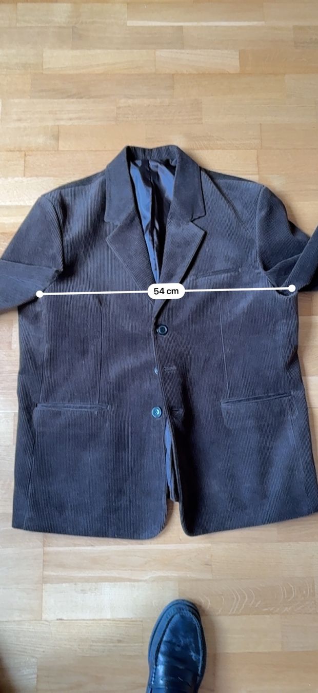 Completi: Brauner Cord Blazer passend zur Hose – Usato da Zürich venduto da Basilou98 8